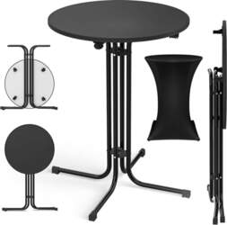 Folding Bar Table, Bistro Table, Folding