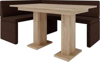 FURNISTAR Akiko Corner Bench with Table