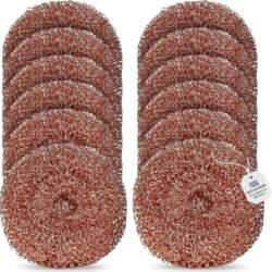 FUSL Copper Sponge Scratch-Free Pack of