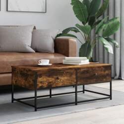 Gecheer Coffee Table with Drawer, Side