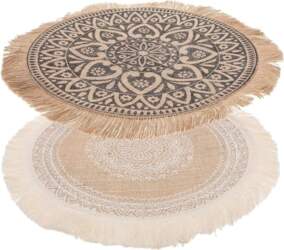 Generisch Runde Tischsets Boho Stil 2