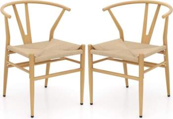 GIANTEX Set of 2 Stackable Dining