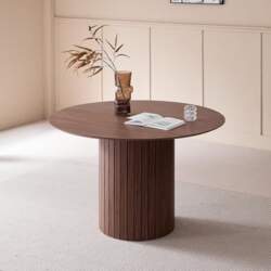 GrandCA HOME Round Dining Table, Modern