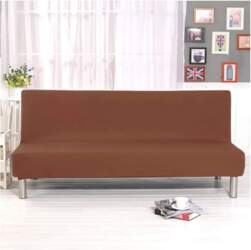 GUOCU Elastic Sofa Throw Plain Armless