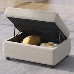 Guyii Stool with Storage Space, Large
