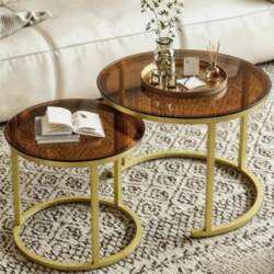 Hawthyhome Round Side Table, Set of