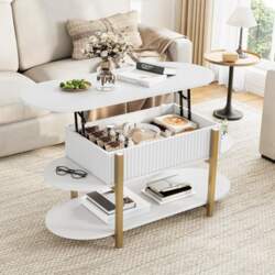 Height Adjustable Coffee Table, Living Room