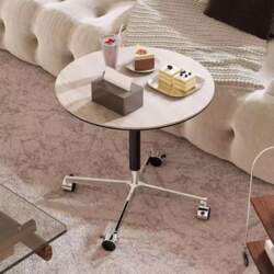 Height Adjustable Round Coffee Table on