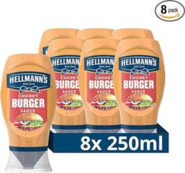 Hellmann`s Chunky Burger mērce – garšīga