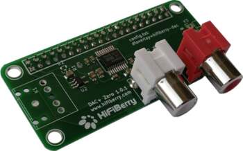 HiFiBerry DAC, piemērots Raspberry Pi Zero