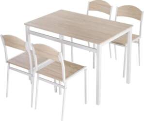 Homcom 5-Piece Dining Set Dining Table