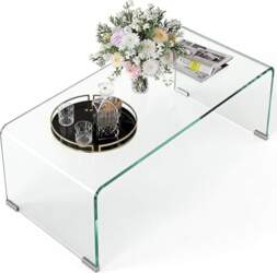 HOMCOM Coffee Table, Side Table Made