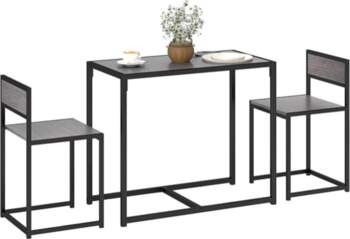 HOMCOM Dining Set Space Saving Dining