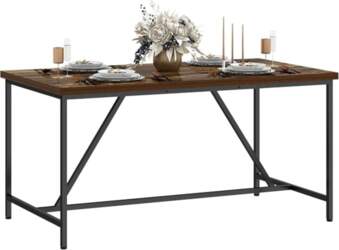 HOMCOM Rectangular Dining Table for 6