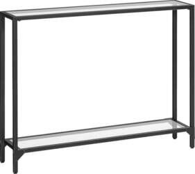 HOOBRO Console Table with Shelves, 100cm