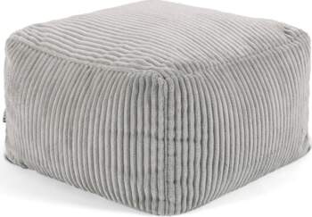 Icon Amara Stool, Grey, Fluffy Cord