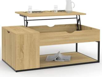 IDMarket - Detroit Rectangular Coffee Table