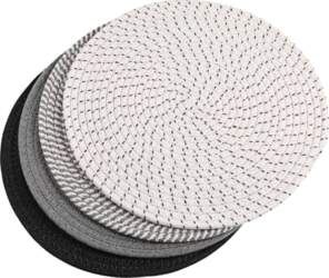 IMIKEYA Set of 4 Round Woven