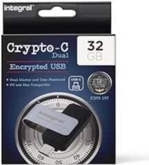 Integral 32 GB Crypto-C Dual Encrypted