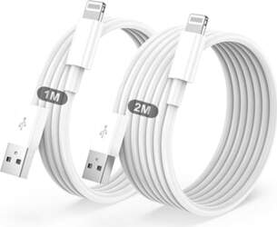IPhone lādēšanas kabelis 2 Pack 1