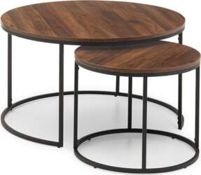 Julian Bowen Bellini Round Nesting Tables