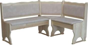 K koma Corner Bench Untreated with