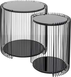 Kare Design Side Table Wire Double