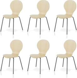 KHG Set of 6 Stackable Dining
