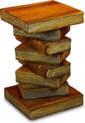 Kinaree Side Table Book Stack -
