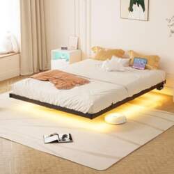 King Size Bed Frame, Floating Bed