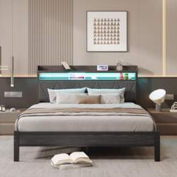 King Size Bed Frame with 1