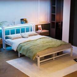 King Size Bed Frame with Headboard