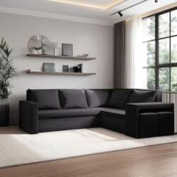 Kris L Corner Sofa with Sleep