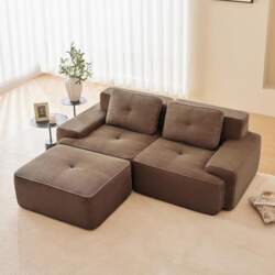 L Sofa Small, Frameless Modular Sofa