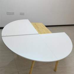 Large Round Folding Table with Top