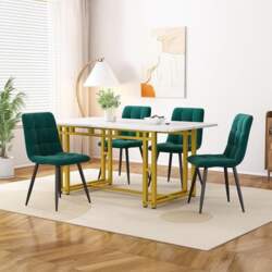 Lexiou Dining Table with 4 Chairs