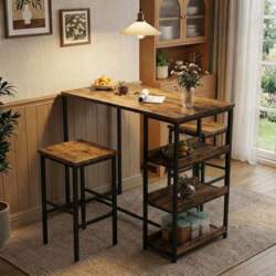 Litake 3-Piece Bar Table Set for