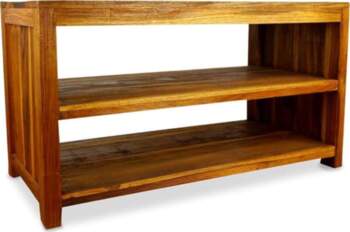 Livasia Teak Wood Sideboard, Rustic Design