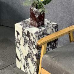 Luxury Marble Side Table Square Side