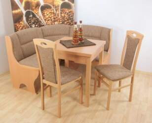 Madrid I Corner Bench Set (4