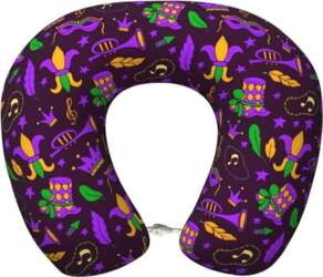 Mardi Gra2 ceļojuma spilvens Memory Foam