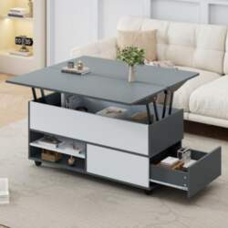 Merax Height Adjustable Coffee Table with