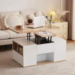 Merax Liftable Multifunctional Coffee Table with