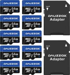 Micro SD karte 64GB 10 Pack
