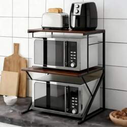 Microwave Rack, Kitchen Shelf for Worktop