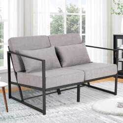 Mingone Sofa 2 Seater Couch Padded