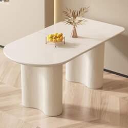 Miuuod 140 cm White Oval Dining