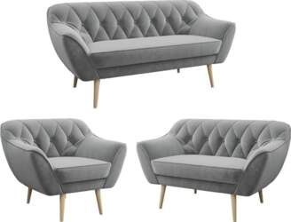 MKS MEBLE Sofa Grey - Modern