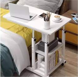 Mobile Folding Side Style Bedside Table