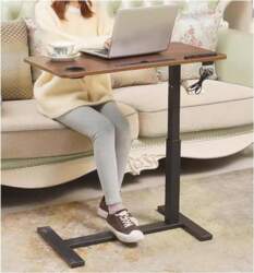 Mobile Folding Table Bedside Table Moveable